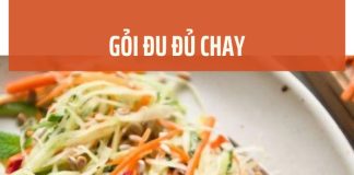 Gỏi đu đủ chay